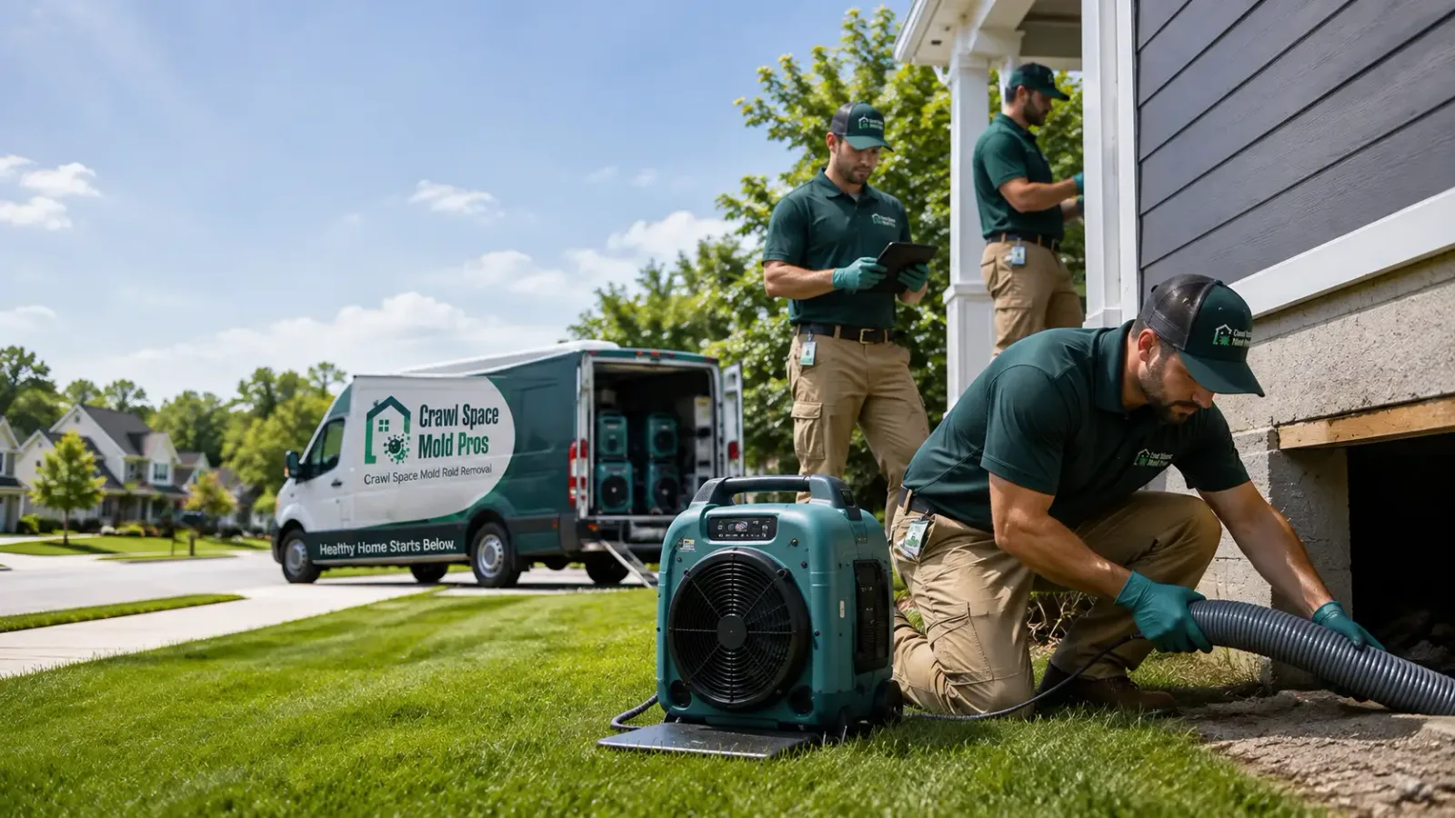 Crawl Space Mold Removal in Warsaw, MN